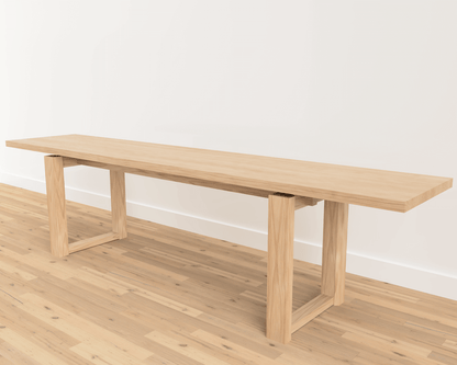 BENCHI - Scandinavian/Korean inspired floating bench made of maple.