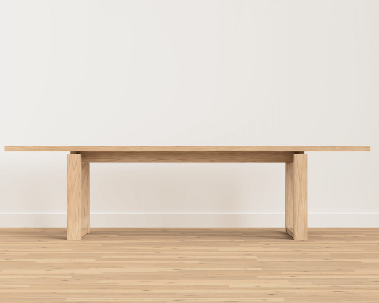 BENCHI - Scandinavian/Korean inspired floating bench made of maple.