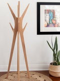 PHILIAS — Mid-century standing coat rack (White Oak)