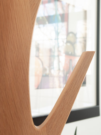 PHILIAS — Mid-century standing coat rack (White Oak)