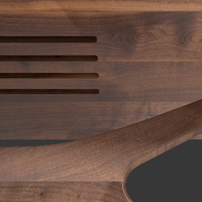 Jean-Marie — Record Player Stand with Vinyl Storage (Walnut & White Oak) — Modern