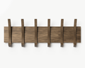 Alexina — Mid-Century Wall Coat Rack (Walnut)
