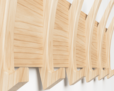 Alexina — Mid-Century Wall Coat Rack (Maple)